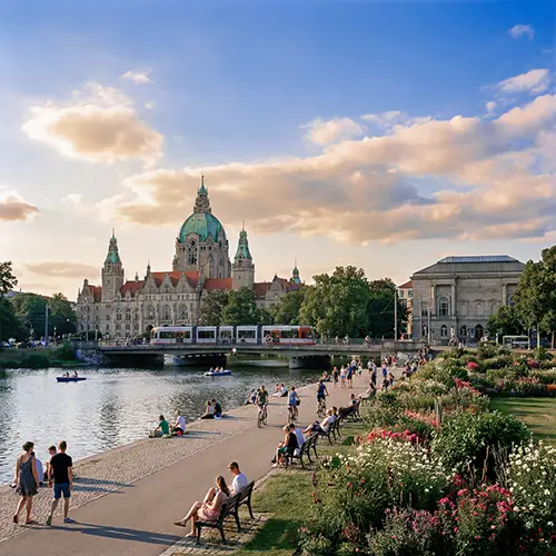 Hannover mit Maschsee